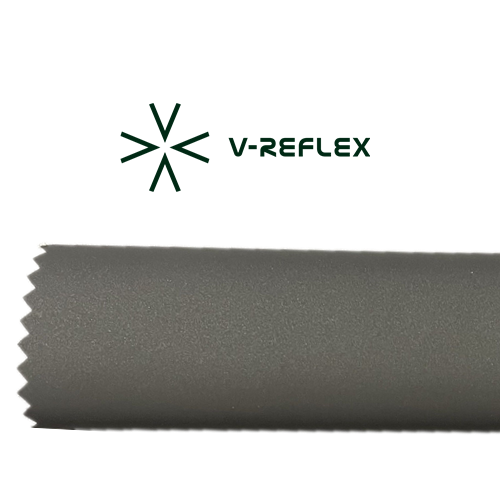 RF-HW254011-BK | Polyester Backing | Grey Surface | Full-Reflex | Super-Soft | Very Thin