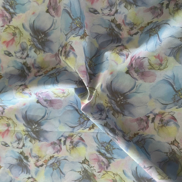 RF-HW898825 | Nylon | Iridescent Reflection | Ultra Soft | Ultra Thin | Flowers