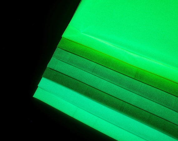 PLPF-509-400 | Polyester | White Color | Glowing Greenish Color