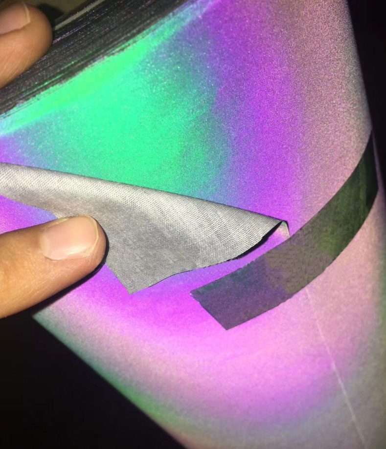 RF-HW308800 | TC Backing | Dark Purple Surface | Iridescent Reflection 