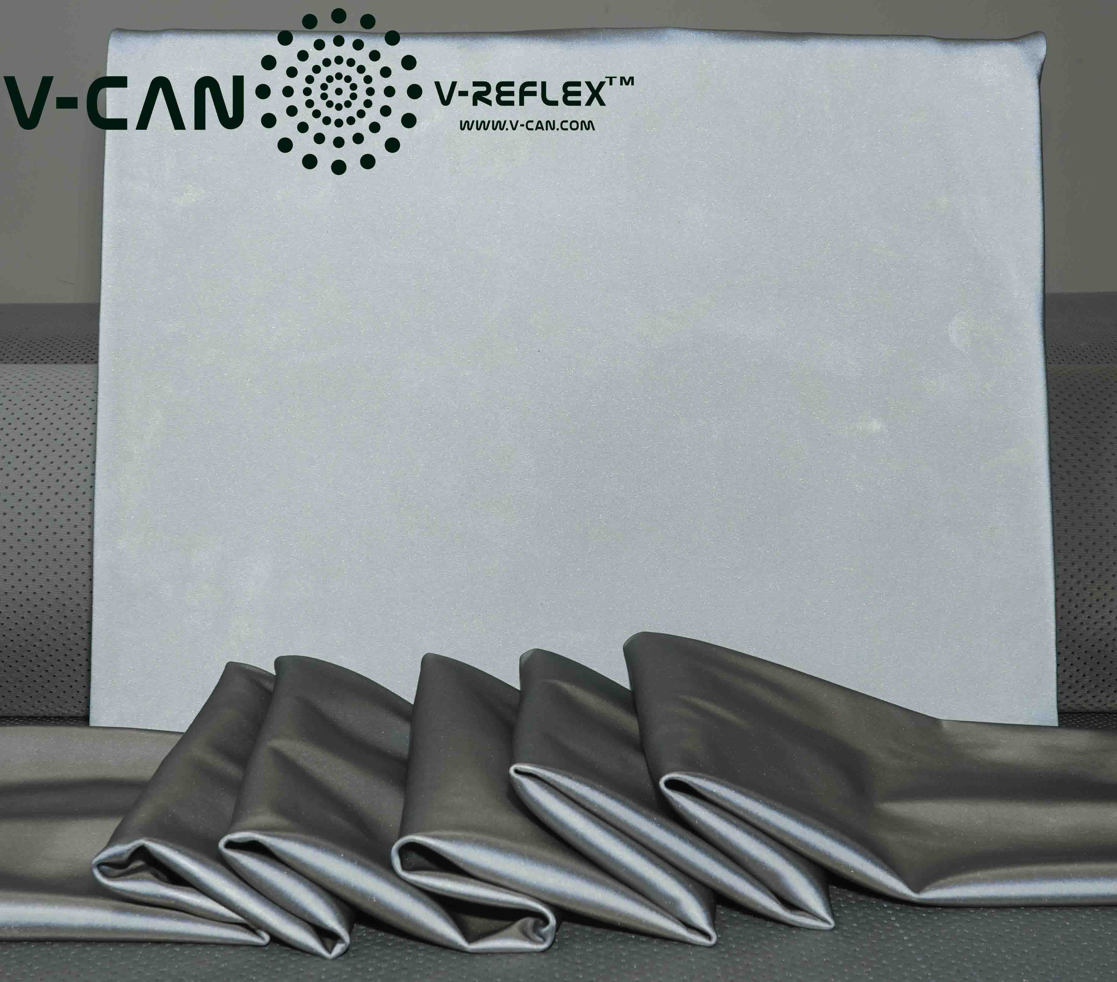 RF-HW654000-X1 Spandex & Polyester | White + Gray | Bright White | Fully Reflex