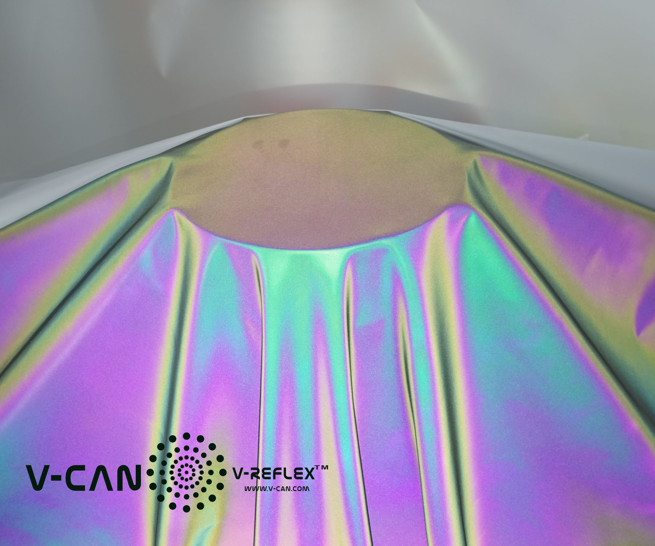 RF-HW668855-X1 Spandex | Purple Surface | Full-Reflex | Reflecting Iridescent Light