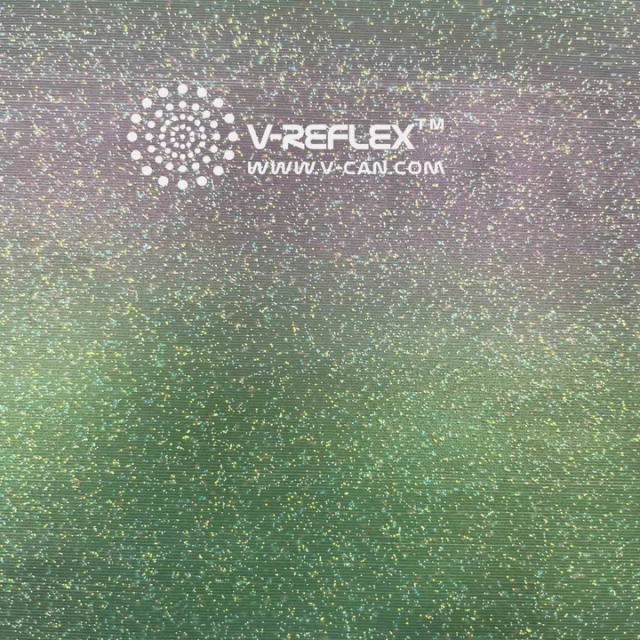 Spandex · Purple + Glitter Surface · Full-Reflex