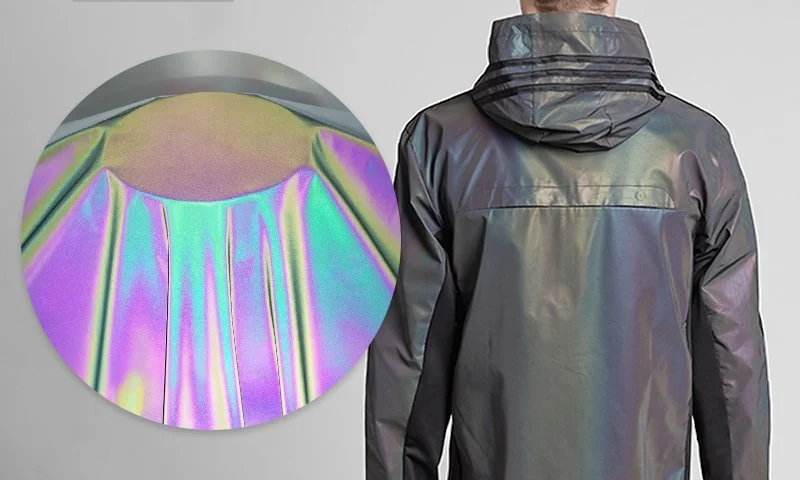 RF-HW9288 Series | Cordura Backing | Purple | Smooth-Surface Reflex | Reflecting Iridescent Lights